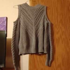 Open shoulder sweater